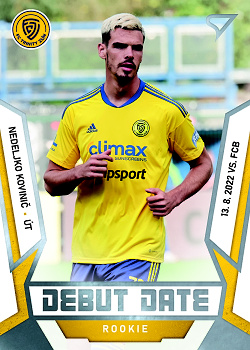 Nedeljko Kovinic Zlin SportZoo FORTUNA:LIGA 2022/23 2. serie Debut Date Rookie #DR-20